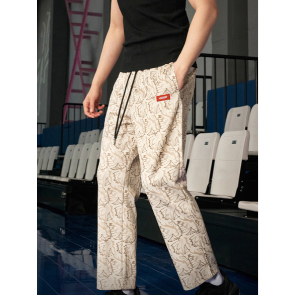 《4AM寅選》 Veidoorn維動 休閒九分花褲 花褲子 休閒褲 長褲 運動褲 訓練褲 美式-細節圖6