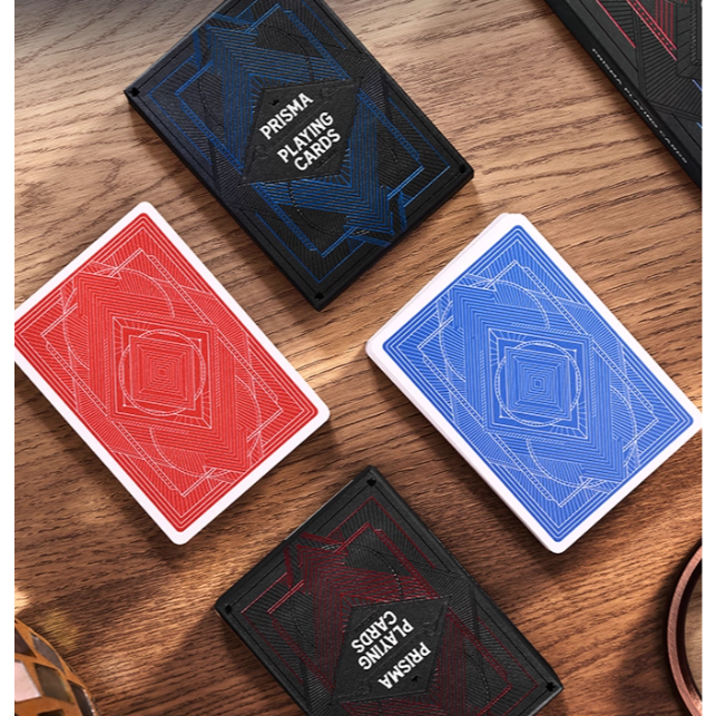 《4AM寅選》 Gameland遊戲大陸 棱鏡高級撲克牌 德州撲克 撲克 套裝 專業 塑膠 hold＇em-細節圖3