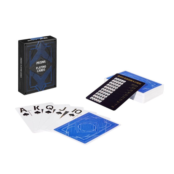 《4AM寅選》 Gameland遊戲大陸 棱鏡高級撲克牌 德州撲克 撲克 套裝 專業 塑膠 hold＇em-細節圖9