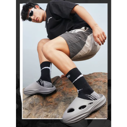 《4AM寅選》 Veidoorn維動 虎鯨洞洞鞋 新品上市 戶外 增高 籃球 恢復拖鞋 踩屎感 運動 拖鞋 男-細節圖6