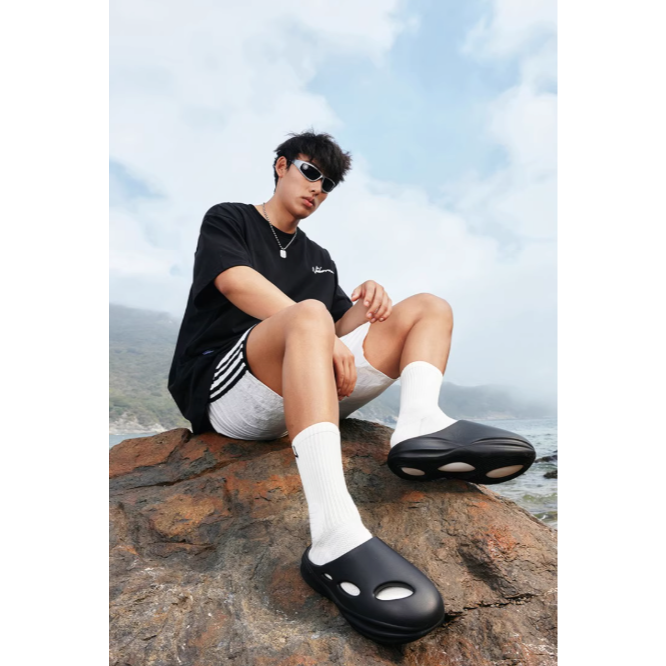 《4AM寅選》 Veidoorn維動 虎鯨洞洞鞋 新品上市 戶外 增高 籃球 恢復拖鞋 踩屎感 運動 拖鞋 男-細節圖7