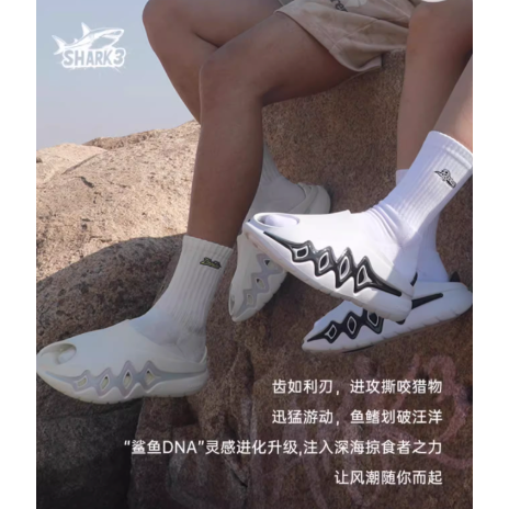 《4AM寅選》 Rigorer準者 鯊魚三代拖鞋 Austin Reaves 代言 湖人隊 籃球 恢復拖鞋 拖鞋男-細節圖2