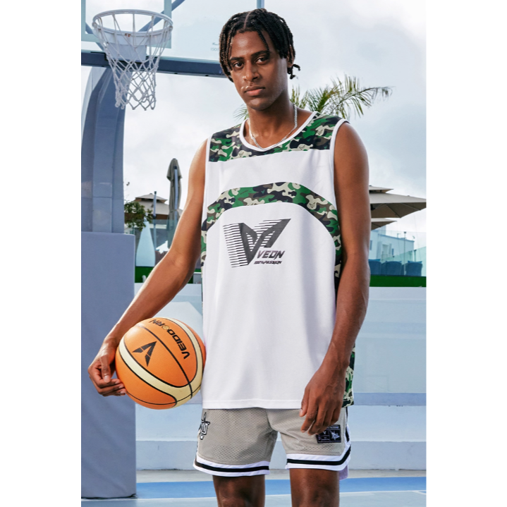 《4AM寅選》 Veidoorn維動 潛行籃球背心 迷彩 球衣 無袖 籃球 籃球服 運動 吊嘎-細節圖7