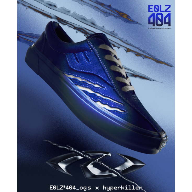《4AM寅選》EQLZ義闊 X HYPERKILLER 404 OGS帆布鞋 滑板鞋 板鞋 Equalizer-細節圖2