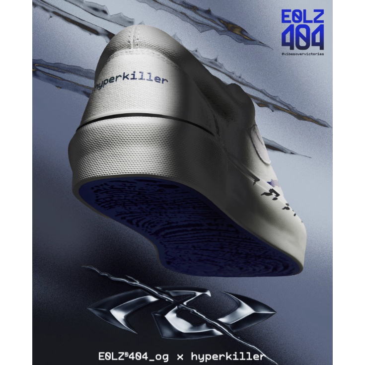 《4AM寅選》EQLZ義闊 X HYPERKILLER 404 OGS帆布鞋 滑板鞋 板鞋 Equalizer-細節圖3