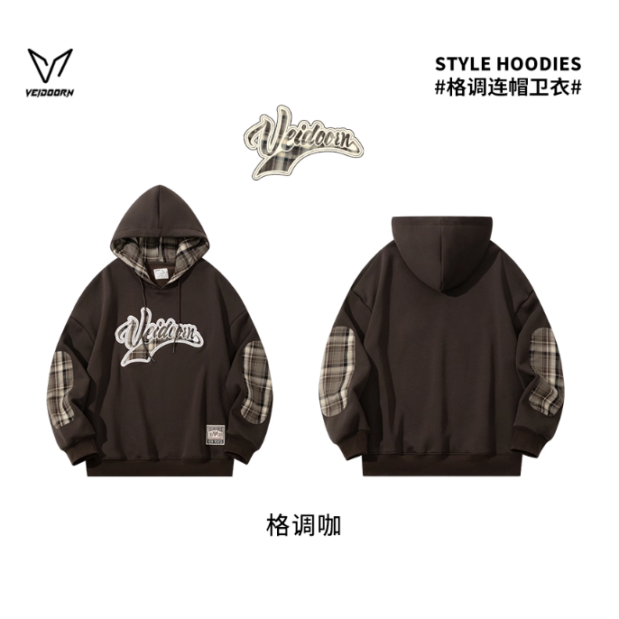 《4AM寅選》 Veidoorn維動 格調帽T 官方正品 美式 舒適 潮流 穿搭 連帽衛衣-規格圖9