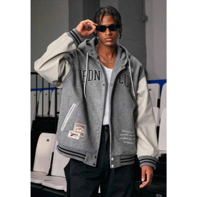 《4AM寅選》 Veidoorn維動 熱浪 棒球外套 部分現貨速發 官方正品 美式 舒適 潮流 穿搭 籃球 夾克 外套-細節圖3