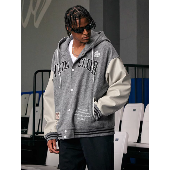 《4AM寅選》 Veidoorn維動 熱浪 棒球外套 部分現貨速發 官方正品 美式 舒適 潮流 穿搭 籃球 夾克 外套-細節圖5