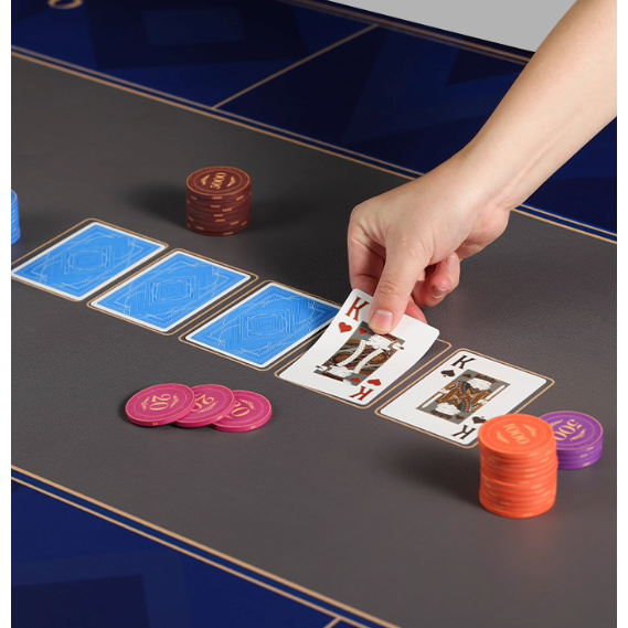 《4AM寅選》Gameland遊戲大陸 皮革德州撲克桌布 桌墊 專業 專用 撲克牌 Texas hold’em-細節圖6