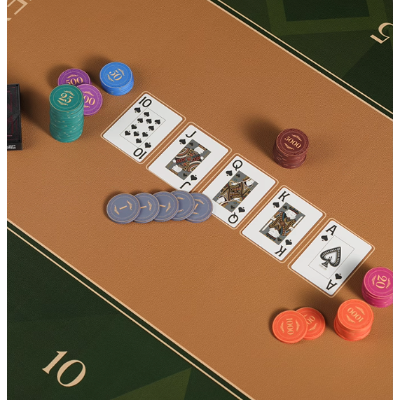 《4AM寅選》Gameland遊戲大陸 皮革德州撲克桌布 桌墊 專業 專用 撲克牌 Texas hold’em-細節圖7