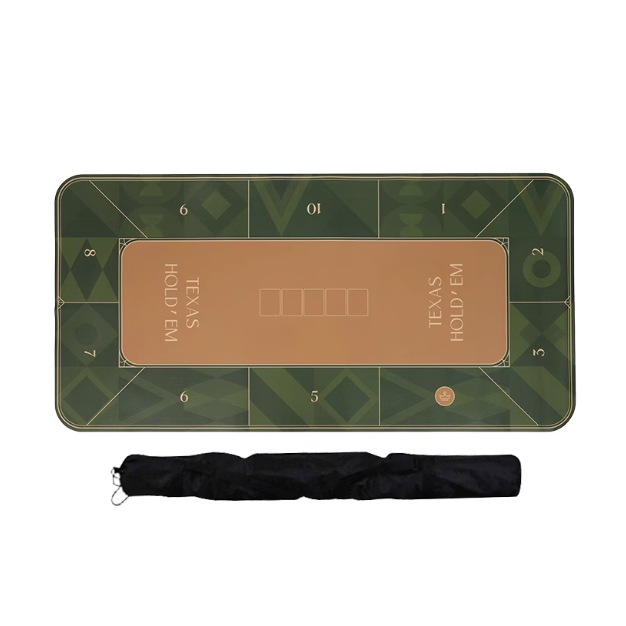 《4AM寅選》Gameland遊戲大陸 皮革德州撲克桌布 桌墊 專業 專用 撲克牌 Texas hold’em-規格圖8