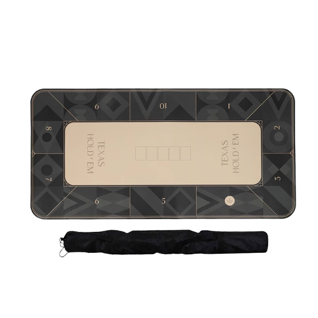 《4AM寅選》Gameland遊戲大陸 皮革德州撲克桌布 桌墊 專業 專用 撲克牌 Texas hold’em-規格圖8