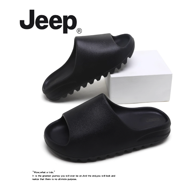《4AM寅選》 Jeep吉普 鋸齒拖鞋 yeezy slide 平替 kanye west 居家拖鞋 防水 防滑 戶外-規格圖6
