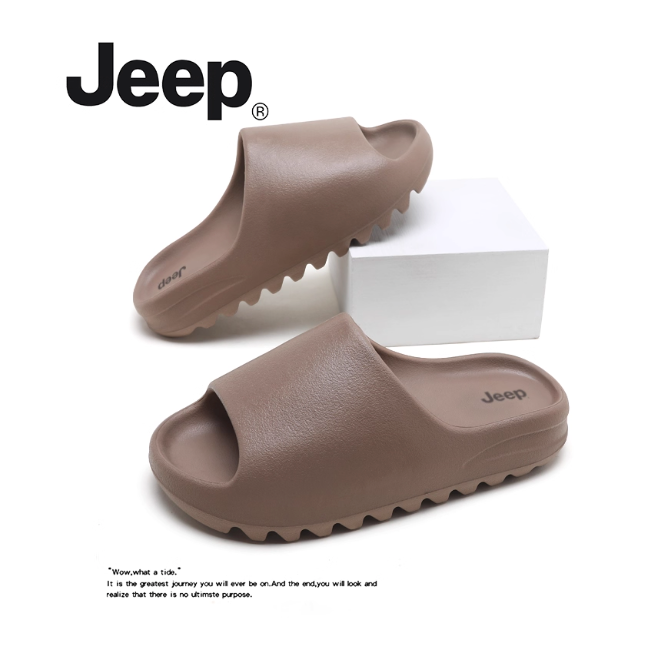 《4AM寅選》 Jeep吉普 鋸齒拖鞋 yeezy slide 平替 kanye west 居家拖鞋 防水 防滑 戶外-規格圖6