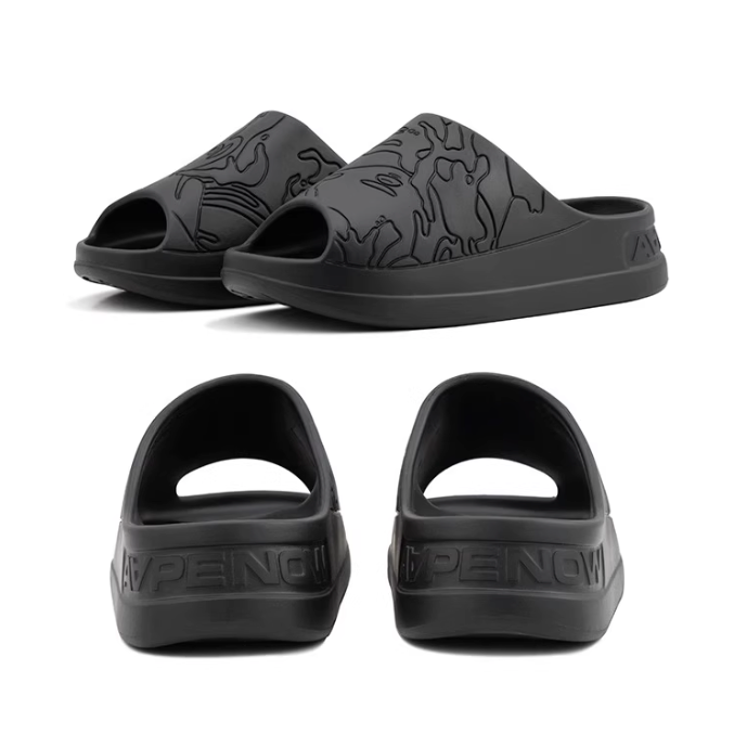 《4AM寅選》 Aape 迷彩花紋拖鞋 bape 猿人 運動拖鞋 防水 恢復拖鞋 戶外 防滑-細節圖8