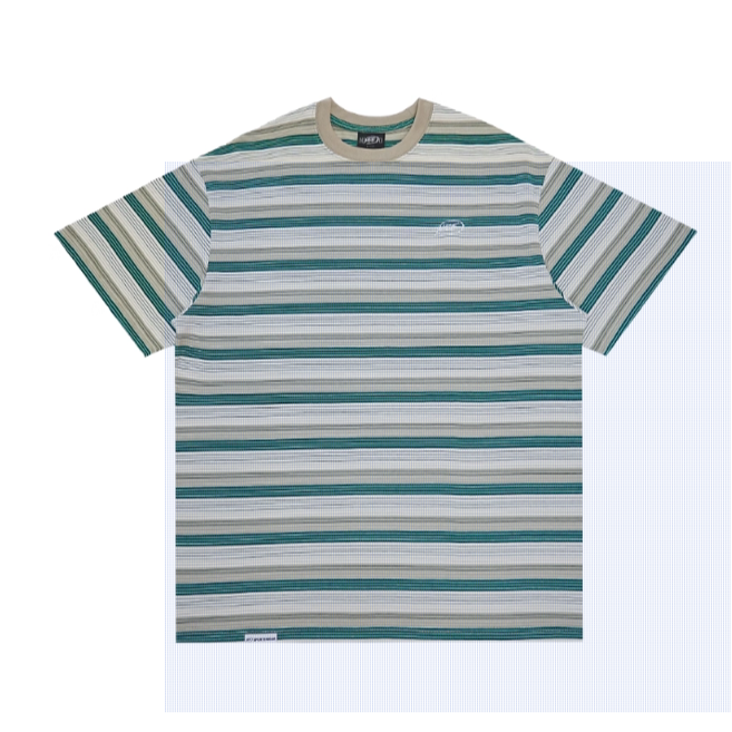 《4AM寅選》 NICEID 圓領美式條紋T 官方正品 美式 春夏 男女 落肩 印花 圓領 寬鬆 舒適親膚-細節圖8