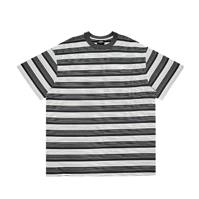 《4AM寅選》 NICEID 圓領美式條紋T 官方正品 美式 春夏 男女 落肩 印花 圓領 寬鬆 舒適親膚-規格圖9