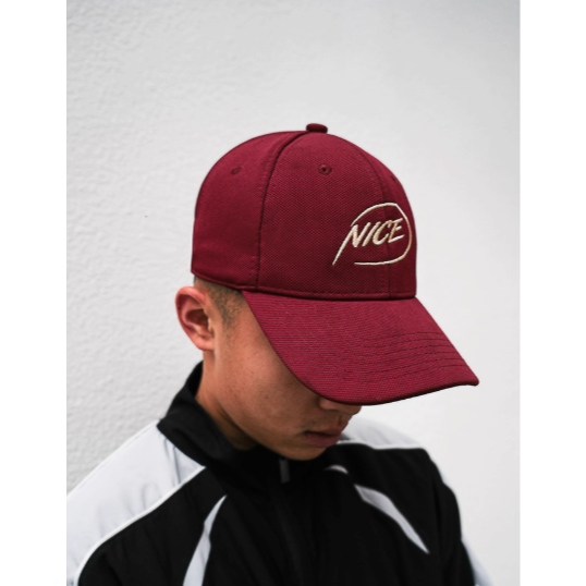 《4AM寅選》 NICEID 美式棒球帽 鴨舌帽 LOGO 大帽簷 運動帽 遮陽帽-細節圖2