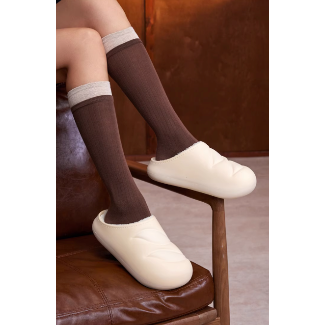 《4AM寅選》 Veidoorn維動 法棍麵包絨毛棉拖鞋 新品上市 冬季拖鞋 恢復拖鞋 踩屎感 保暖 居家 拖鞋 男-細節圖8