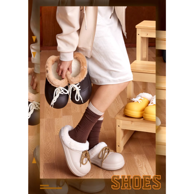 《4AM寅選》 Veidoorn維動 絨墩墩絨毛棉拖鞋 新品上市 冬季拖鞋 恢復拖鞋 踩屎感 保暖 居家 拖鞋 男-細節圖4