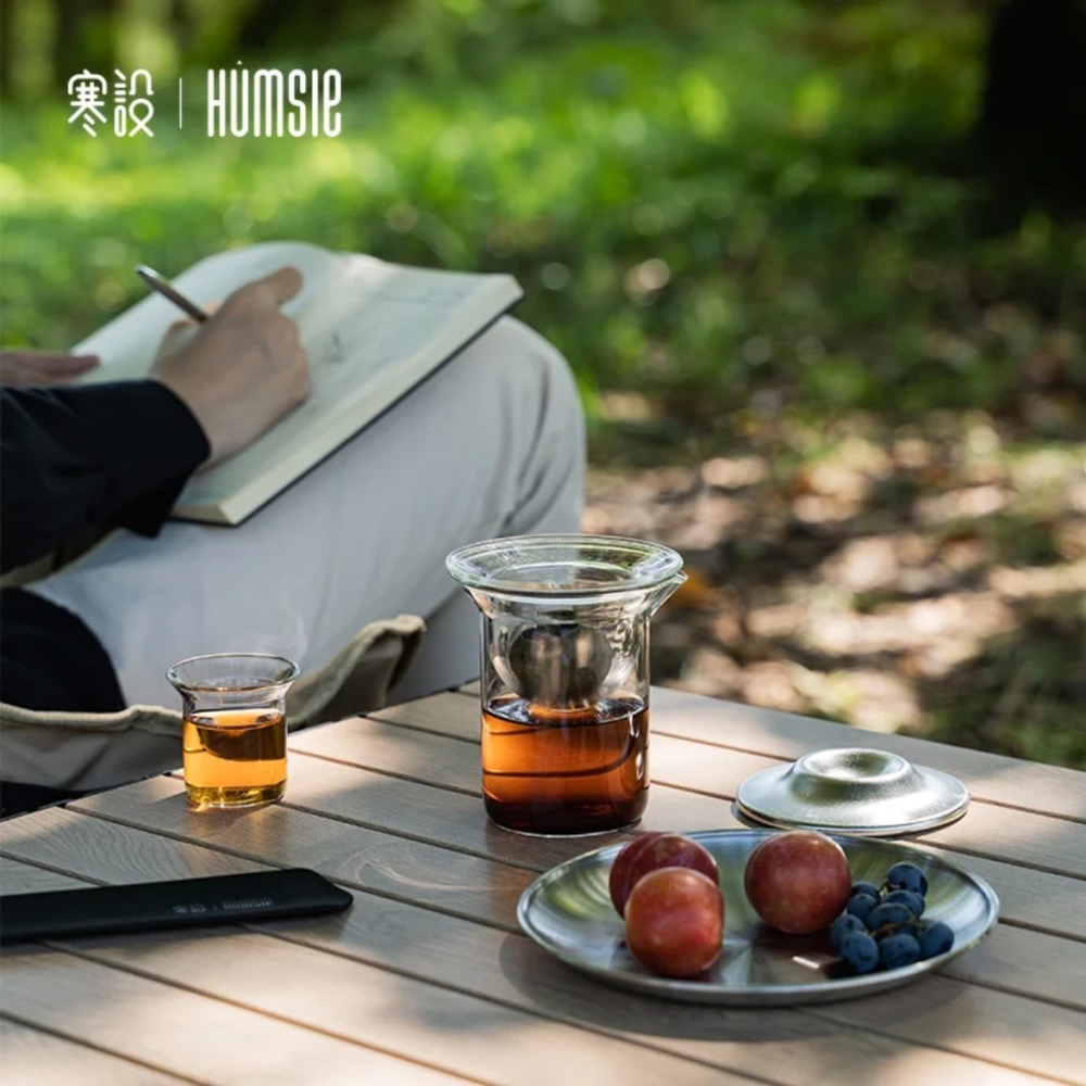 《4AM寅選》寒設Humsle 便攜式快客杯 磁吸 斗笠 茶水分離 潮流 茶具 泡茶 飲茶 禮盒 官方正品 儀式感-細節圖6