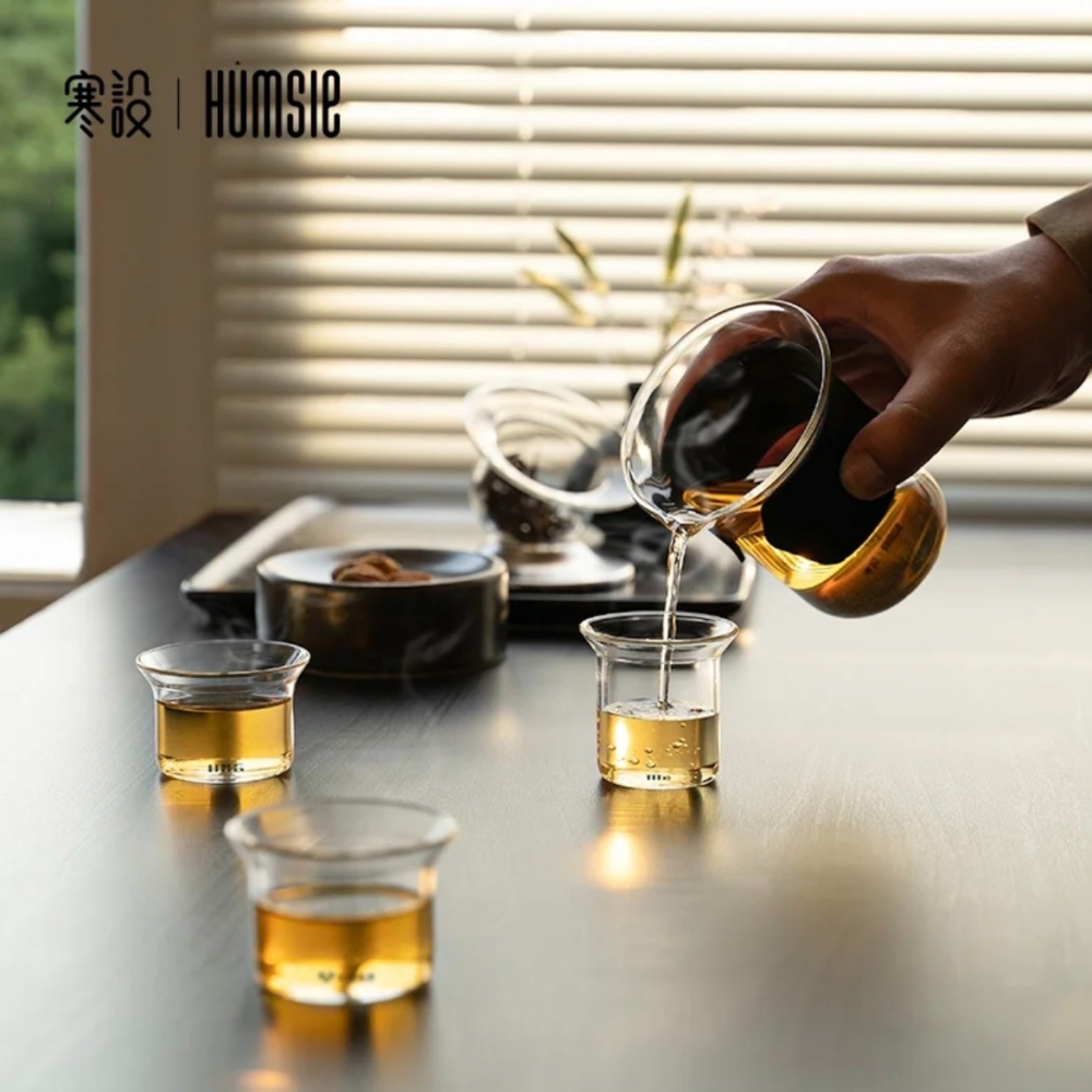 《4AM寅選》寒設Humsle 便攜式快客杯 磁吸 斗笠 茶水分離 潮流 茶具 泡茶 飲茶 禮盒 官方正品 儀式感-細節圖7