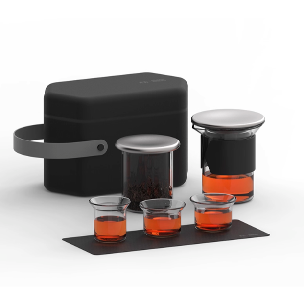 《4AM寅選》寒設Humsle 便攜式快客杯 磁吸 斗笠 茶水分離 潮流 茶具 泡茶 飲茶 禮盒 官方正品 儀式感-規格圖8