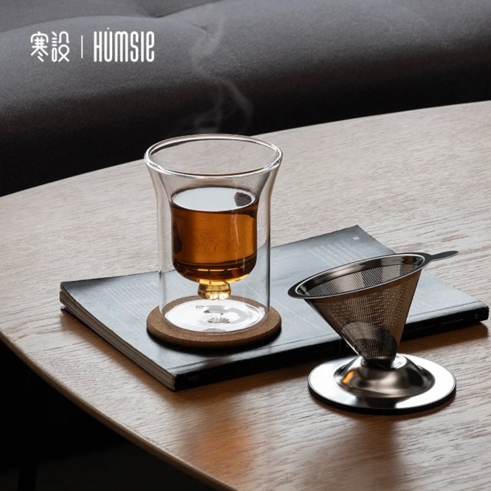《4AM寅選》寒設Humsle 凡花茶水分離泡茶杯 磁吸 斗笠 茶水分離 茶具 泡茶 飲茶 禮盒 官方正品 儀式感-細節圖7