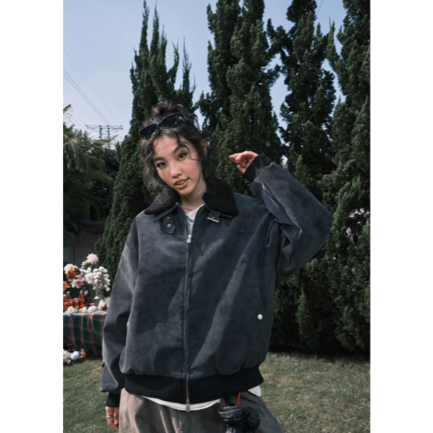 《4AM寅選》 Nuthink 美式復古翻領外套 官方正品 美式 舒適 潮流 穿搭 工裝 夾克 外套-細節圖6