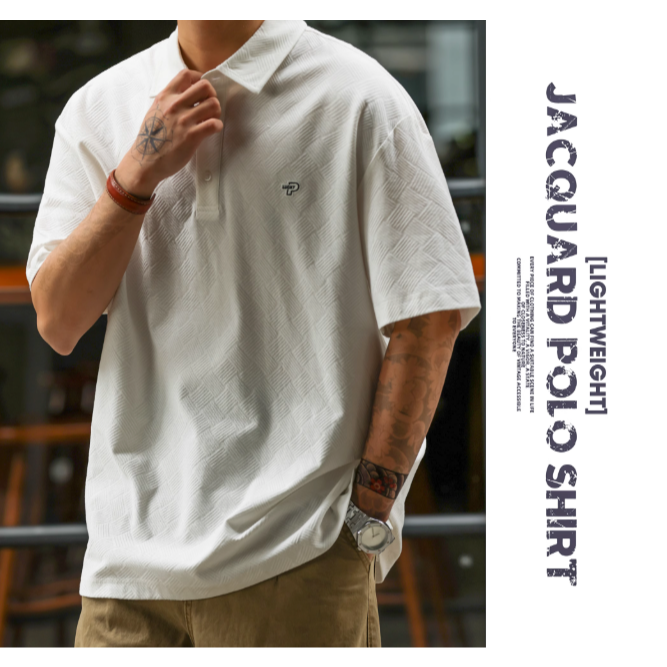 《4AM寅選》 BGYO鹿起 美式方格polo衫 官方正品 美式 男女 純棉 刺繡 圓領 寬鬆 舒適親膚 短袖-規格圖8