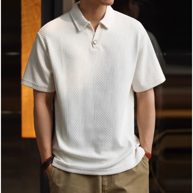 《4AM寅選》 BGYO鹿起 美式方格polo衫 官方正品 美式 男女 純棉 刺繡 圓領 寬鬆 舒適親膚 短袖-規格圖8