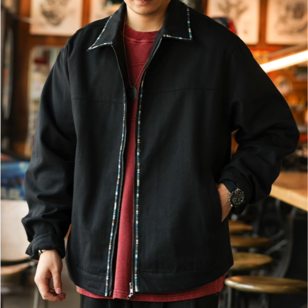 《4AM寅選》 BGYO鹿起 美式工裝外套 官方正品 美式 男女 純棉 外套 舒適親膚 Vintage 翻領-細節圖10