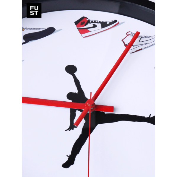 《4AM寅選》FullyStore AJ球鞋時鐘 喬丹 Jordan 掛鐘 家飾 質感生活 球鞋-細節圖4