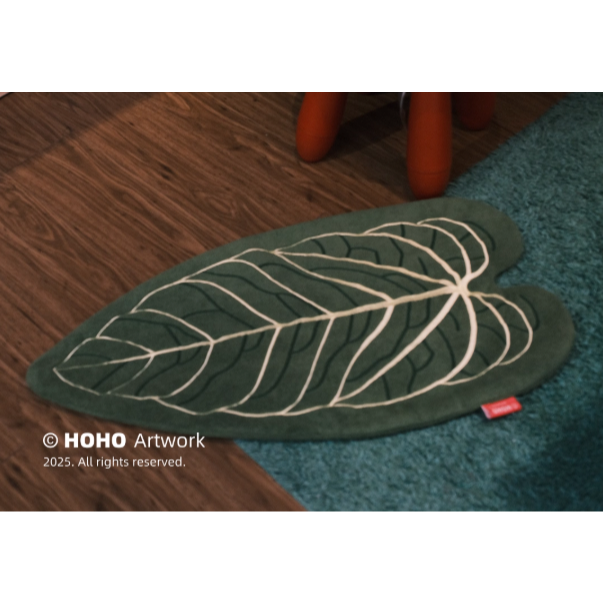 《4AM寅選》HOHO ARTWORK 花燭地毯 潮流植物 觀葉植物 植物周邊 質感 家居 地毯 地墊-細節圖5