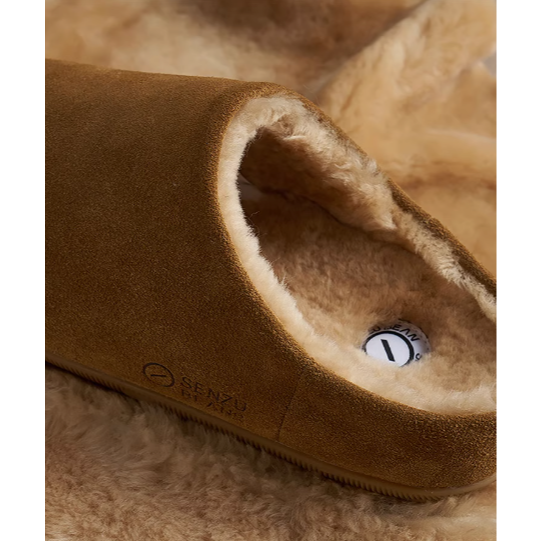 《4AM寅選》 SENZU BEAN 毛豆拖 曹芳 半拖鞋 戶外拖鞋 拖鞋 舒適 籃球 包頭拖鞋-細節圖4