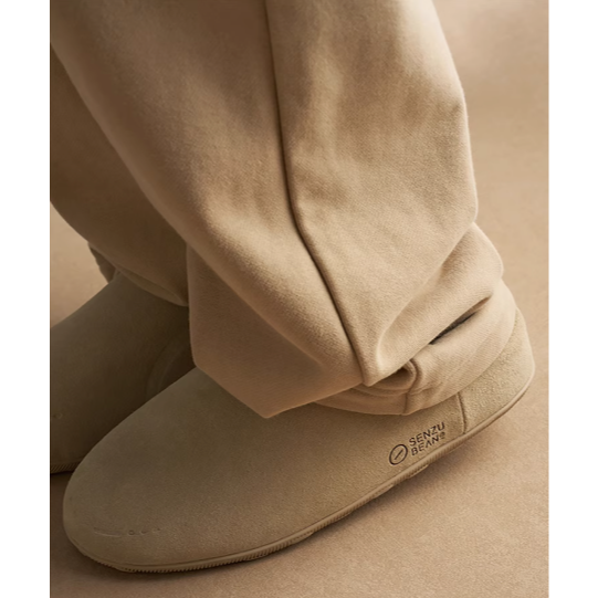 《4AM寅選》 SENZU BEAN 毛豆拖 曹芳 半拖鞋 戶外拖鞋 拖鞋 舒適 籃球 包頭拖鞋-細節圖5