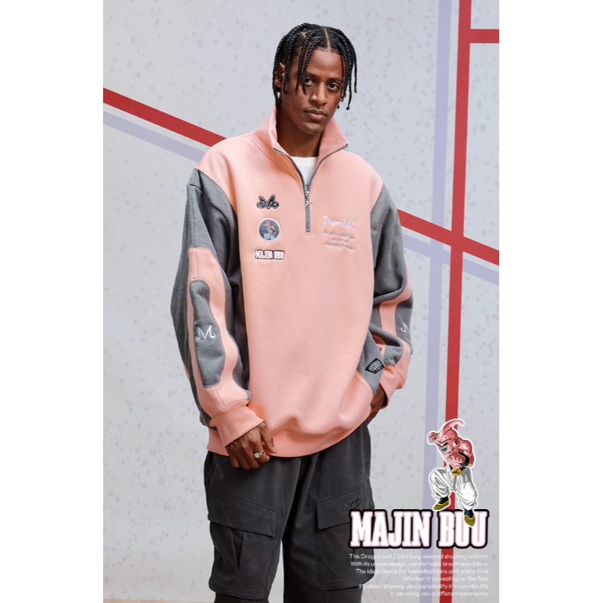 《4AM寅選》 Veidoorn維動 普烏立領外套 七龍珠 魔人普烏 官方正品 美式 舒適 潮流 長褲 穿搭-細節圖2