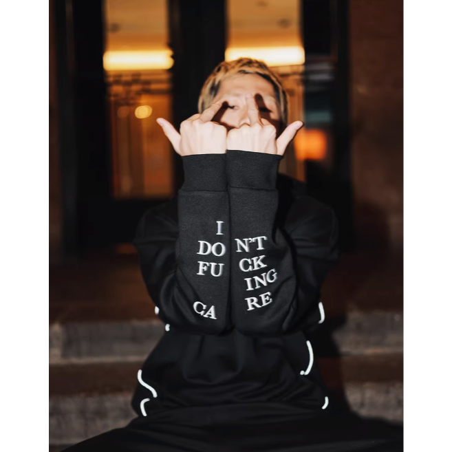 《4AM寅選》 iNNOUT 連帽標語運動套裝 官方正品 美式 男女 棉 寬鬆 舒適親膚 帽T-細節圖6