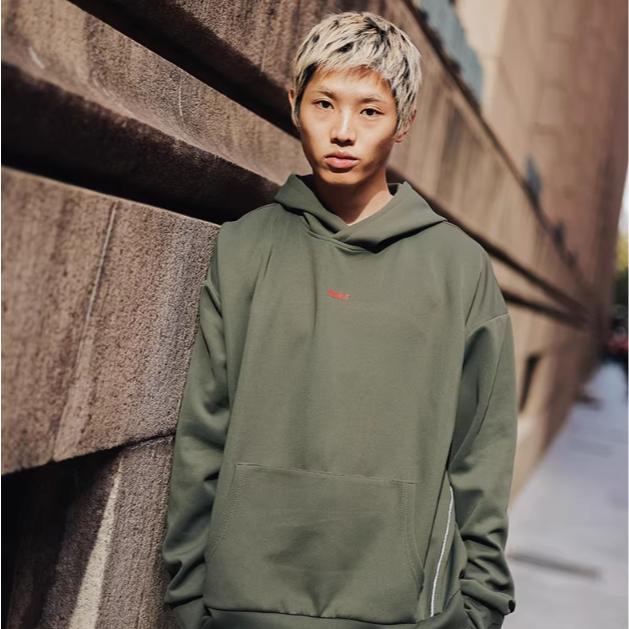 《4AM寅選》 iNNOUT 連帽標語運動套裝 官方正品 美式 男女 棉 寬鬆 舒適親膚 帽T-規格圖8