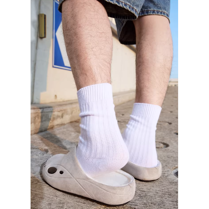 《4AM寅選》 Veidoorn維動 勃肯加絨拖鞋 半拖鞋 厚底鞋 休閒鞋 舒適 潮流 冬季鞋 一腳蹬-細節圖6