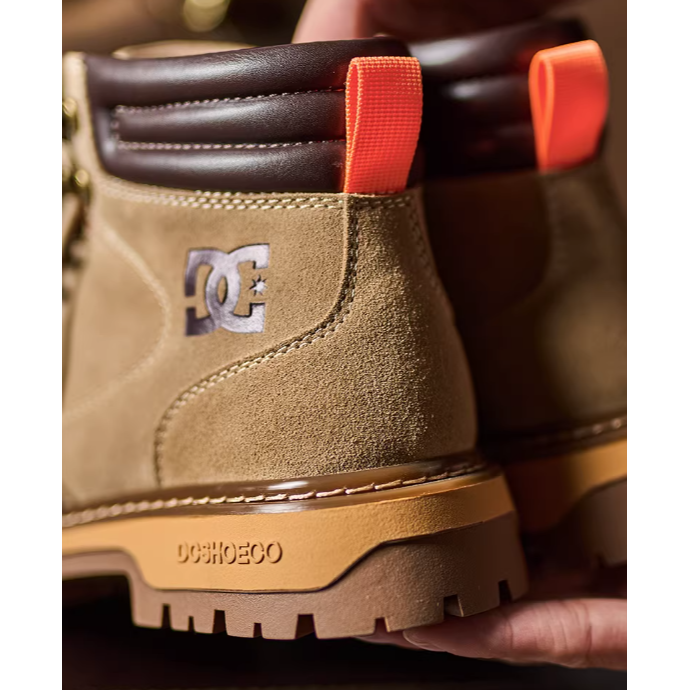 《4AM寅選》 DC SHOES 復古美式馬丁靴 大黃靴 厚底鞋 休閒鞋 舒適 潮流 DC  靴子 登山靴-細節圖2