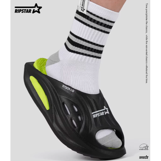 《4AM寅選》RIPSTAR爆炸星 Track1.0運動拖鞋 拖鞋 恢復拖鞋 運動 休閒 海灘 外出 官方正品-細節圖5