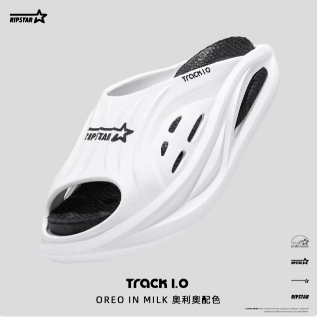 《4AM寅選》RIPSTAR爆炸星 Track1.0運動拖鞋 拖鞋 恢復拖鞋 運動 休閒 海灘 外出 官方正品-細節圖8