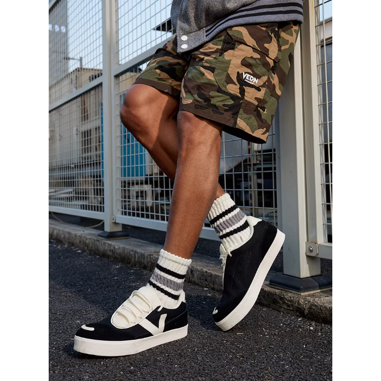 《4AM寅選》 Veidoorn維動 啟星2.0休閒板鞋 黑武士 板鞋 休閒鞋 增高 運動 滑板鞋-細節圖2