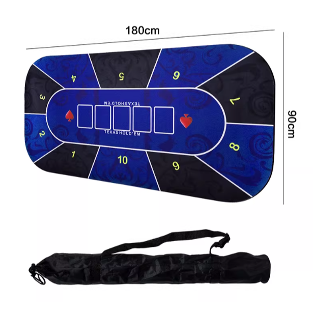 《4AM寅選》GoodEasy 德州撲克桌布 桌墊 專業 完整 專用 撲克牌 Texas hold’em 遊戲-規格圖5