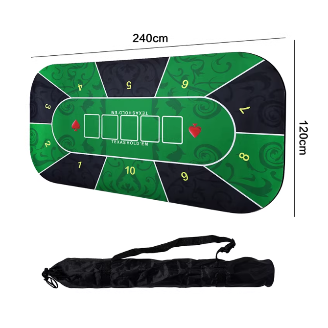 《4AM寅選》GoodEasy 德州撲克桌布 桌墊 專業 完整 專用 撲克牌 Texas hold’em 遊戲-規格圖5