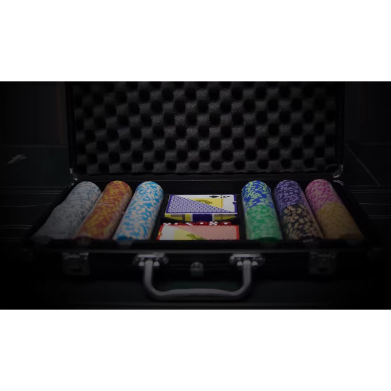 《4AM寅選》UNGROL 德州撲克 專業籌碼套裝 專業 完整 鋁箱 黏土 撲克牌 Texas hold＇em-細節圖7