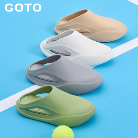 《4AM寅選》 GOTO 星豚拖鞋 官方正品 星豚洞洞鞋 透氣 EVA 發炮 增高 拖鞋 戶外 防水-細節圖6