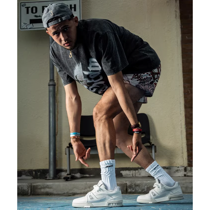 《4AM寅選》 HideFxxx海德弗斯 刺繡休閒襪 籃球襪 運動襪 潮流 防滑 耐磨 透氣 球襪-細節圖2