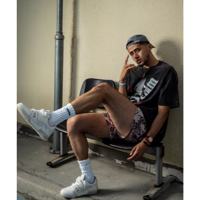 《4AM寅選》 HideFxxx海德弗斯 刺繡休閒襪 籃球襪 運動襪 潮流 防滑 耐磨 透氣 球襪-細節圖7